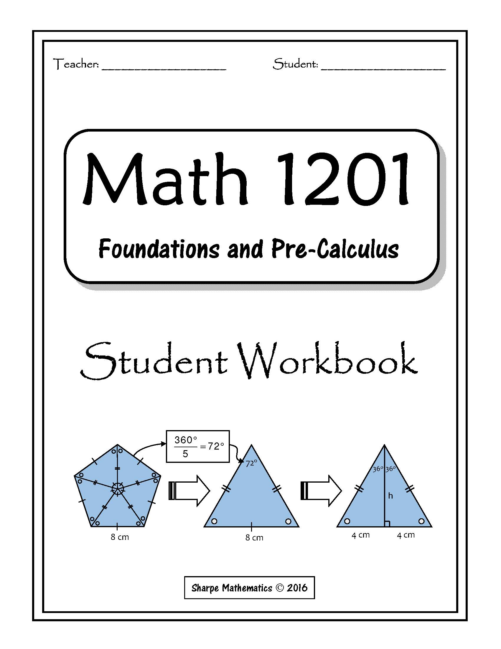 Math 1201 workbook
