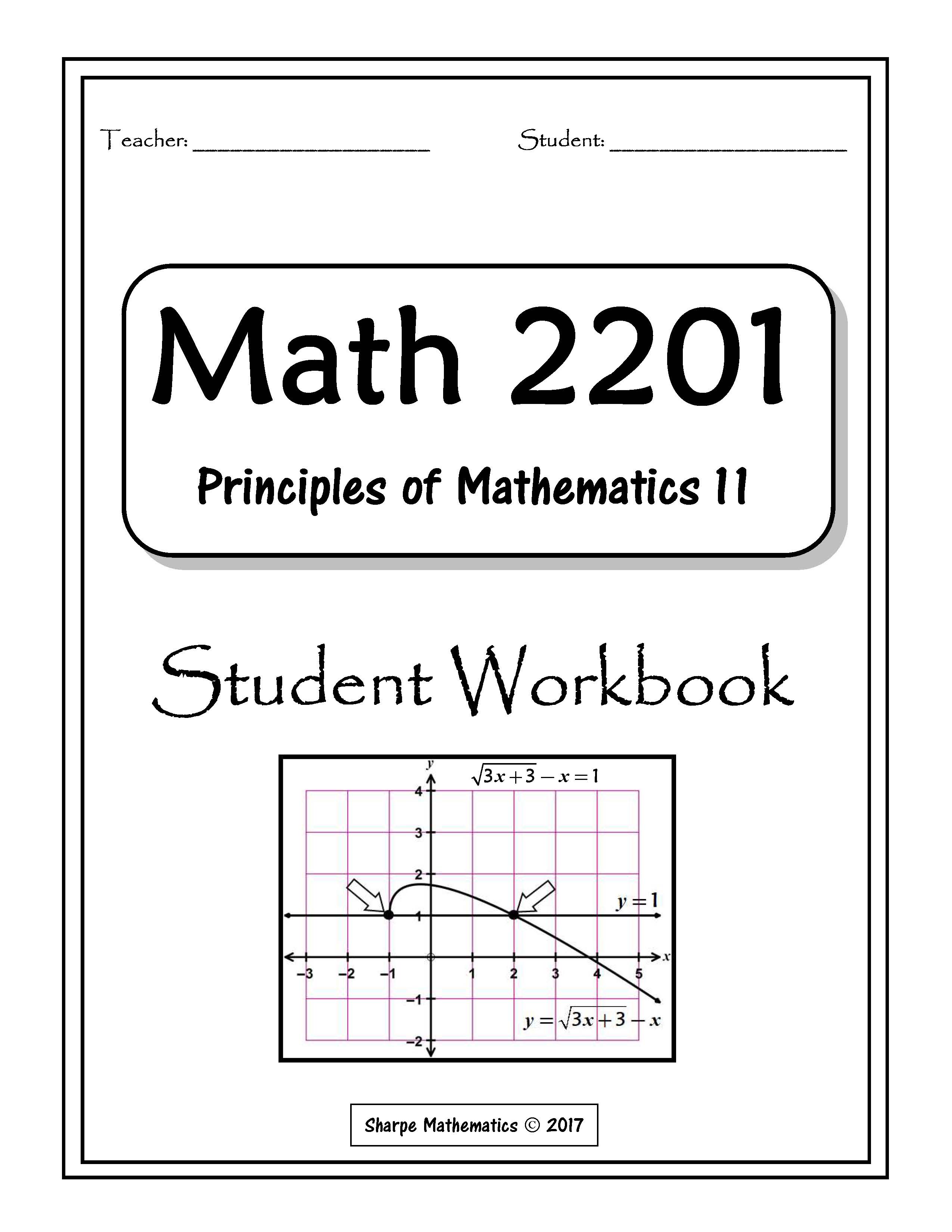 Math 2201 workbook