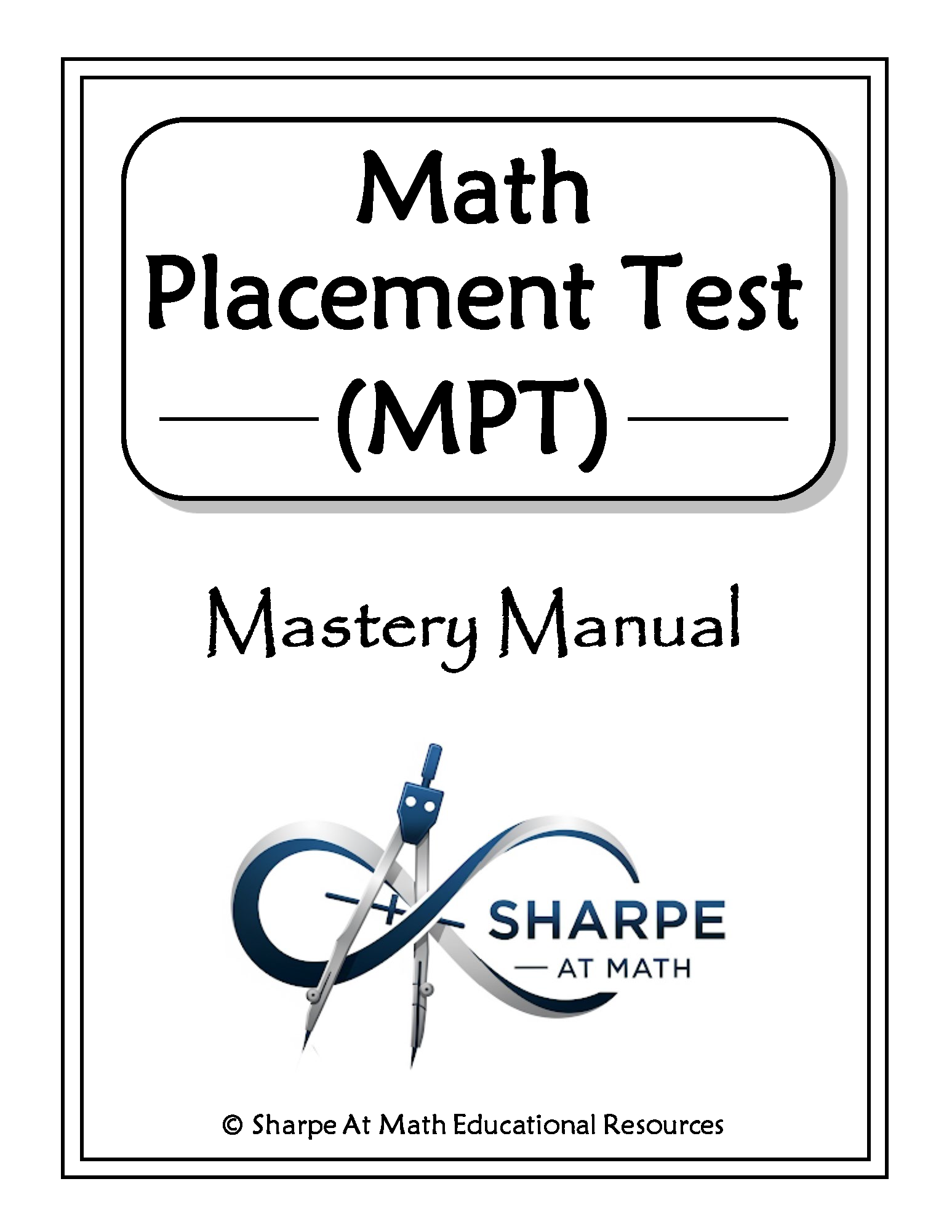 Math Placement Test Mastery Manual